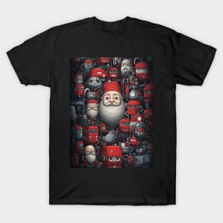 Santa Claus & Robot T-Shirt